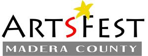 ArtsFest Madera County Logo with a star above the F