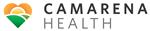 Camarena Health logo with a heart on the left of the name