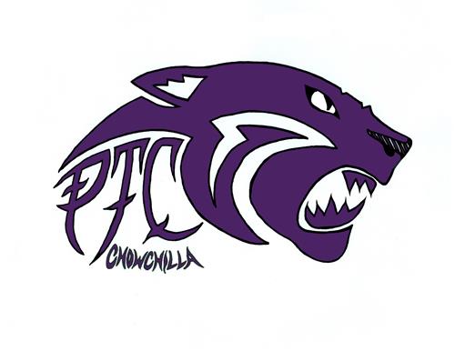 artwork of a Purple panther with words PTC Chowchilla under the panther